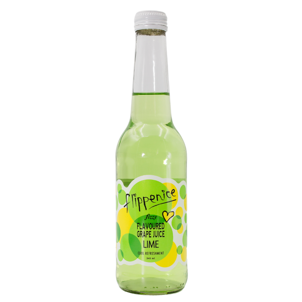 Flippenice Lime Flavoured Grape Juice 340ml x 12