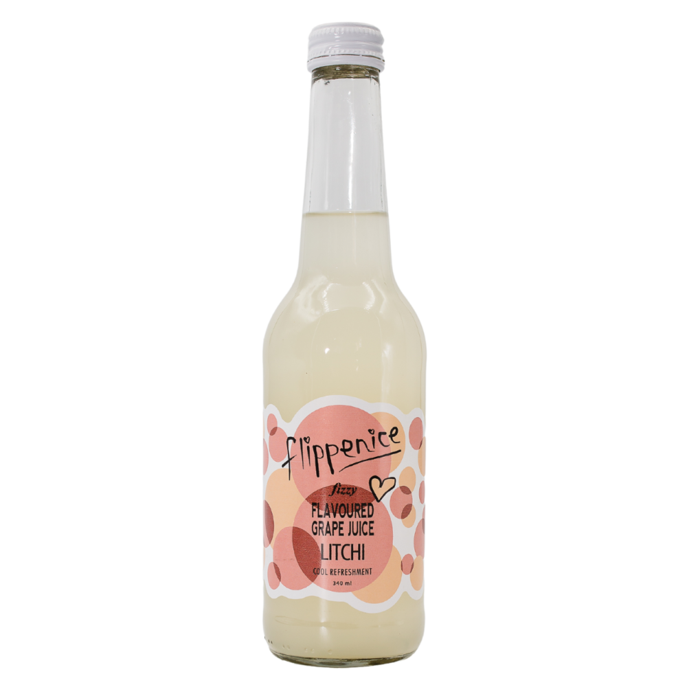 Flippenice Litchi Flavoured Grape Juice 340ml x 12